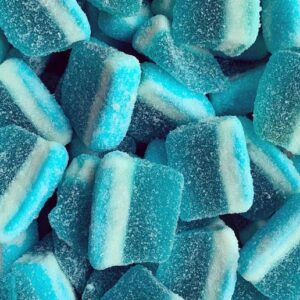 Vidal Import Swedish Blue Raspberry Fruit Slice Gummy 2.2lb Bulk